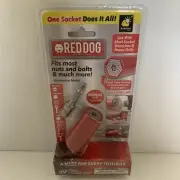 Red Dog Socket AS-SEEN-ON-TV w/ Bonus Drill Adapter Use with Most Socket