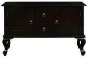 CT Queen Ann Solid Timber 2 Door 2 Drawer Sofa Table