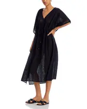 Echo Butterfly Eyelet Cover Up Dress