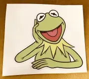 KERMIT THE FROG Sesame Street Sticker