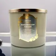 Bath & Body Works /White Barn 3-Wick Candle-Marshmallow Fireside (14.5 oz)