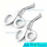 2 Pcs 5.5" Medical EMT/Utility Scissor White-Color, 5 1/2 Inch Bandage Shears