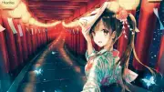 Anime yukata Playmat Gaming Mat