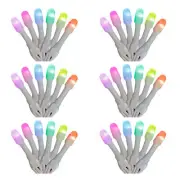 Home Heritage 7' Icicle Style Holiday Lights, App Controlled, 50 RGB LEDs 6 Pack