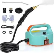 Kavolet Portable Steam Cleaner, 1500W High Temperature High Pressure Cleaning Machine, 50-400ml/min, 3.5-Bar Handheld Pressure Steam Cleaner, Steam Cleaner with 3 Brush Heads for Home, Kitchen,