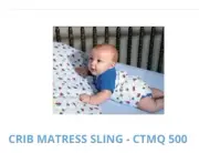(1) Tucker Sling WHITE Medium 16-24lb Baby Crib Sling Hammock CTMQ 500