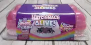 Hatchimals Alive! Rainbow Splash Egg Carton 5 Eggs 10 Accessories - Brand NEW