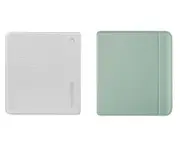 Kobo Libra Colour White with Basic SleepCover Case (Garden Green)