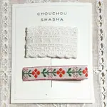 【現貨】正韓 韓國 童裝｜寶寶 小童｜CHOUCHOU SHASHA｜蕾絲 花朵 髮夾 髮飾 兩入組