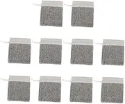 NOLITOY 10 Pcs Soap Bag Foaming Net Body Exfoliating Mitt Bath Scrub Bubble Maker Shower Foaming Bag Soap Bars Pouch Soap Net Pouches Hanging Storage Mitts Sisal Soap Bag Flax