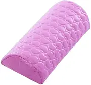 Xiao Hua Soft Nail Art Pillow Hand Holder Cushion Arm Rest Support Manicure Equipment Soft Column Nail Pillow Salon Hand Holder Arm Rest Manicure Nail Art Accessories Tool Pink