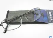 Foster Grant Simply Specs Reading Glasses JACOBSON Wire GUN +1.25 Case New