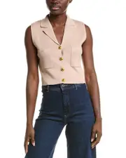 Isla Ciel Cropped Vest
