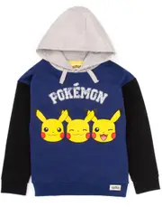 Vanilla Underground Pokemon Boys Hoodie Blue Pikachu Placement Print 5-6 Years