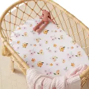 Snuggle Hunny Poppy Organic Bassinet Sheet / Change Pad Cover