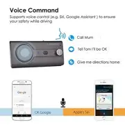 Car Visor Kit Siri Bluetooth Handsfree Google Assistant Voice 2018 Avantree