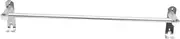 LOEFLIFA Stainless Steel Single-Rod Towel Rack Hook Chrome Towel Hanger Wall Mount Nickel Rods Bath Towel Rail Sleek Black Towel Rack Kitchen Towel Drying Towel-Rail Washroom Silver