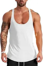 [Muscle Killer] 1 or 3 Pack Men's Bodybuilding Stringer Tank Tops Y-Back Gym Fitness T-Shirts