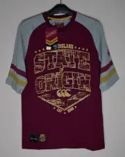 Authentic Canterbury Queensland State Of Origin T-Shirt BNWT Small QLD NRL QRL