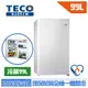 TECO東元 【小鮮綠】 99L定頻單門冰箱 R1091W 一級節能 (含拆箱定位+舊機回收) 小冰箱