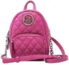 NEW Guess Women's Pink Quilted Mini Backpack Style Crossbody Bag Handbag