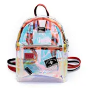 New Fashion Girl Storage Bags Clear Transparent See Through PVC Mini Backpack School Book Bag