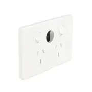 Legrand ED777XWE - Dedicated Plate Double Power Point 10Amp Unloaded Extra Switch Excel Life