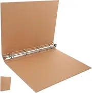 GRADENEVE Paper Ring Binder Cover Reusable Notebook Shell for Organizing Documents Lightweight and for School Office and Home Use