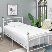 Costway Matress Topper Single Mattress Protector Cover Quilted Fitted Bedding Mat Cover 100% Cotton Dorm Home Hotel