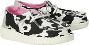 [Hey Dude] Kids Wendy Cowgirl Sparkle (Toddler) - Loafers for Kids - Canvas Upper - Cotton Lining - Round Toe