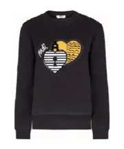 Loving decal sweater XXS,S,XS black