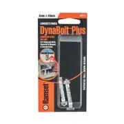 Ramset 6 x 40mm Stainless Steel DynaBolt Plus Hex Nut Bolt - 2 Pack