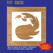 MTG Ability Mana Fire - Reusable, Flexible Plastic Stencil