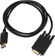 POPETPOP Displayport to Vga Cable Reliable Monitor Connector for Projectors Displays Compact Travel Transmission