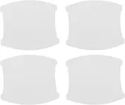 INFINAUTO Car Door Handle Scratch Protector, 84x94mm Car Door Handle Protective Film Matte White, 4 Pcs