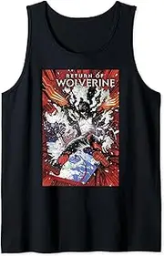 [Marvel] Comixology Return Of Wolverine Comic Book Cover Tank Top