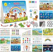 AGOGOLIFE Busy Book for Toddlers – 16 Themes Learning Activity Book with Tracing, Matching, and Coloring – Preschool Educational Toy for Ages 2-6