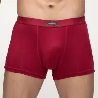 在飛比找Yahoo奇摩購物中心優惠-DADADO 基礎系列Modal纖維 M-LL短版四角褲(紅