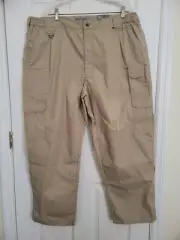 5.11 Tactical Series Taclite Pro Pant Cargo Relaxed Khaki Work Mens 44 x 30 NWT