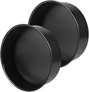 MAGICLULU Microwave Safe Cake Molds 2 Pcs Detachable Baking Trays Non-Stick Mousse Small Cake Pan Set Practical for Home Party Baking