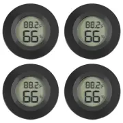 4pcs Mini Hygrometer Thermometer Digital LCD Monitor Indoor/Outdoor Humidity ...