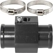 Joint Pipe Gauge | Sensor Gauge Water Temperature Hose Attachment,Aluminum Alloy Water Coolant Temperature Gauge Joint Pipe Adaptor