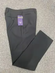 Next Black Suit Trousers With Textured Navy Blue Undertone Size 34”W PK2003198