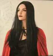 Happy Halloween Dark Character Wig Jet Black OSFM New