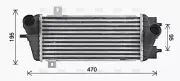 AVA Charge Air Intercooler KA4324 for Hyundai Tucson (2016) 1.7 CRDI