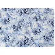 4pc LVD Placemat Home/Kitchenware Tabletop Trivet 30cm Blue Leaf Tropics