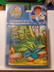NEW GO DIEGO GO Self-Adhesive Border Nickelodeon Nick JR Safari Jungle Trees