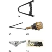 Right Hand A-Arm Kit For 2011 Ski Doo MX Z X 1200 4-TEC 129