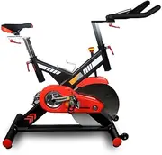HCE Spin Bike Fully Adjustable Indoor Exercise Commercial Bike - 22kg Heavy-Duty Flywheel Resistance Bikes with LCD Monitor, Commercial Stationary Bicycle for Home Fitness Gym