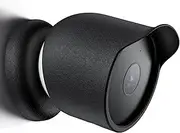 Silicone Cover Case Compatible with Google Nest Cam Battery Home Security Camera System, Google Nest Cam Cover, Waterproof Protective Soft Lightweight Durable Silicone for Google Nest Cam, Black